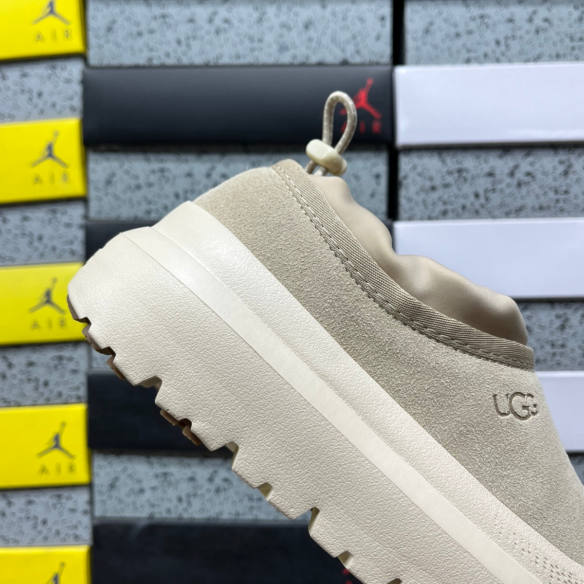 Mustard Seed Platform Slip-On Shoes with Cream Sole