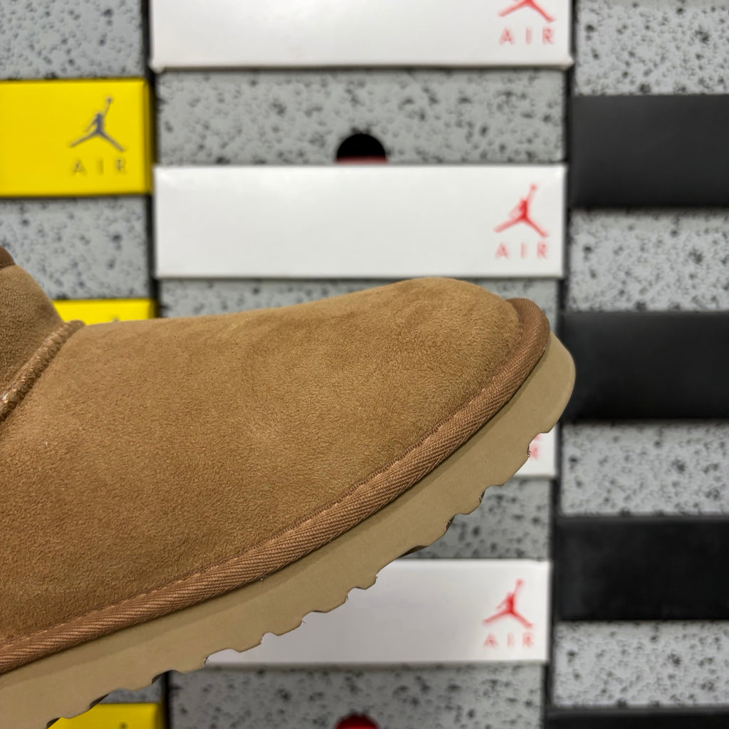 Chestnut Mini Pull-On Ankle Boots