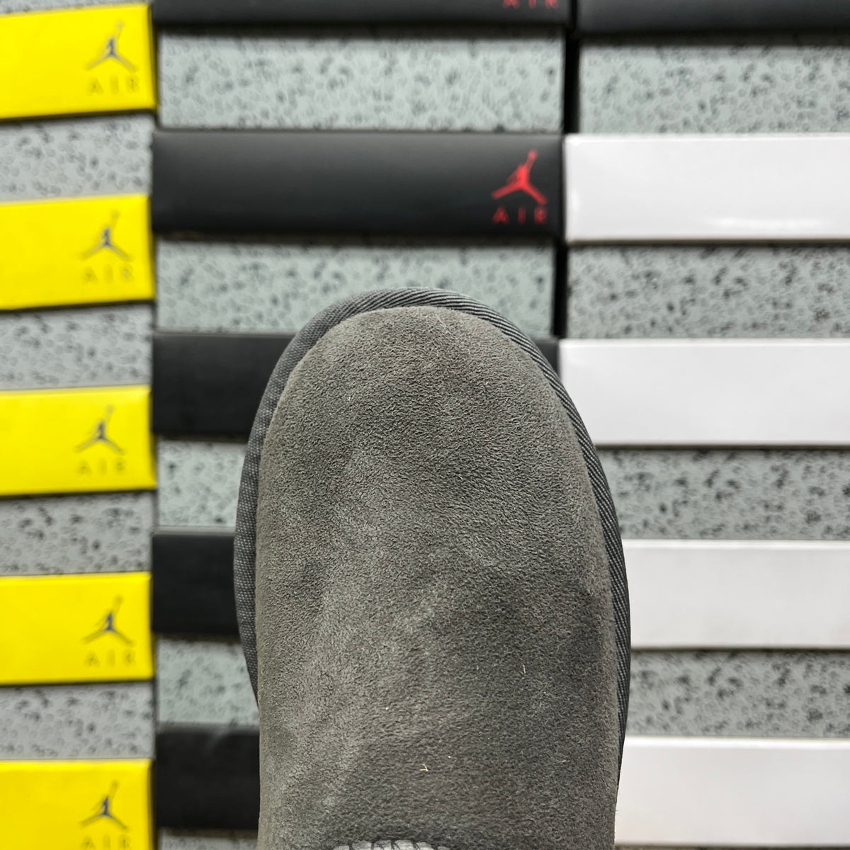 Grey Classic Short Pull-On Boots
