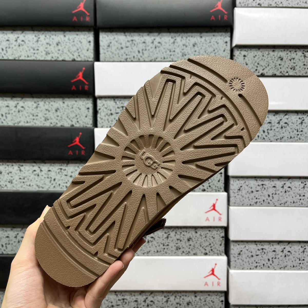 Chestnut Moccasin-Style Shoes with Buckled Heel Strap