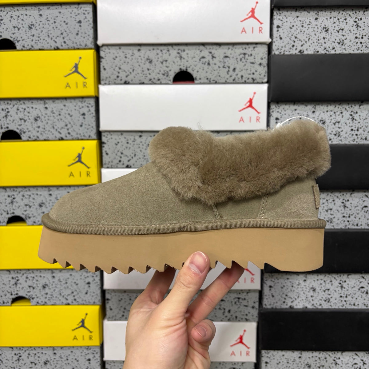 Brown Platform Boots
