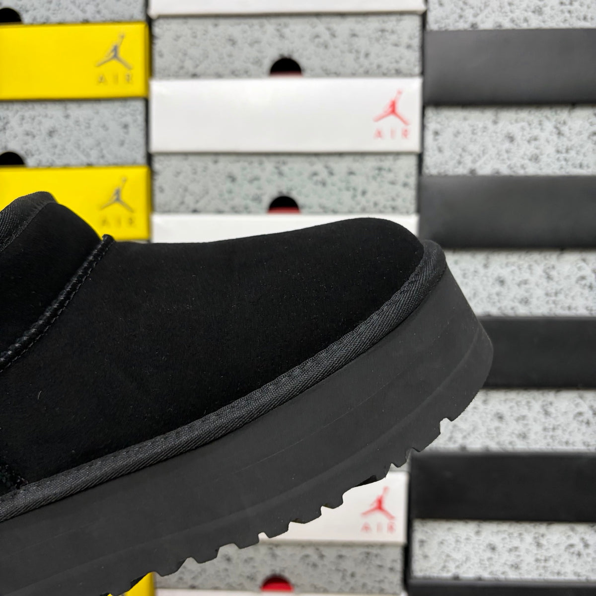 UGG Black Mini Platform Boots – 5 cm Sole