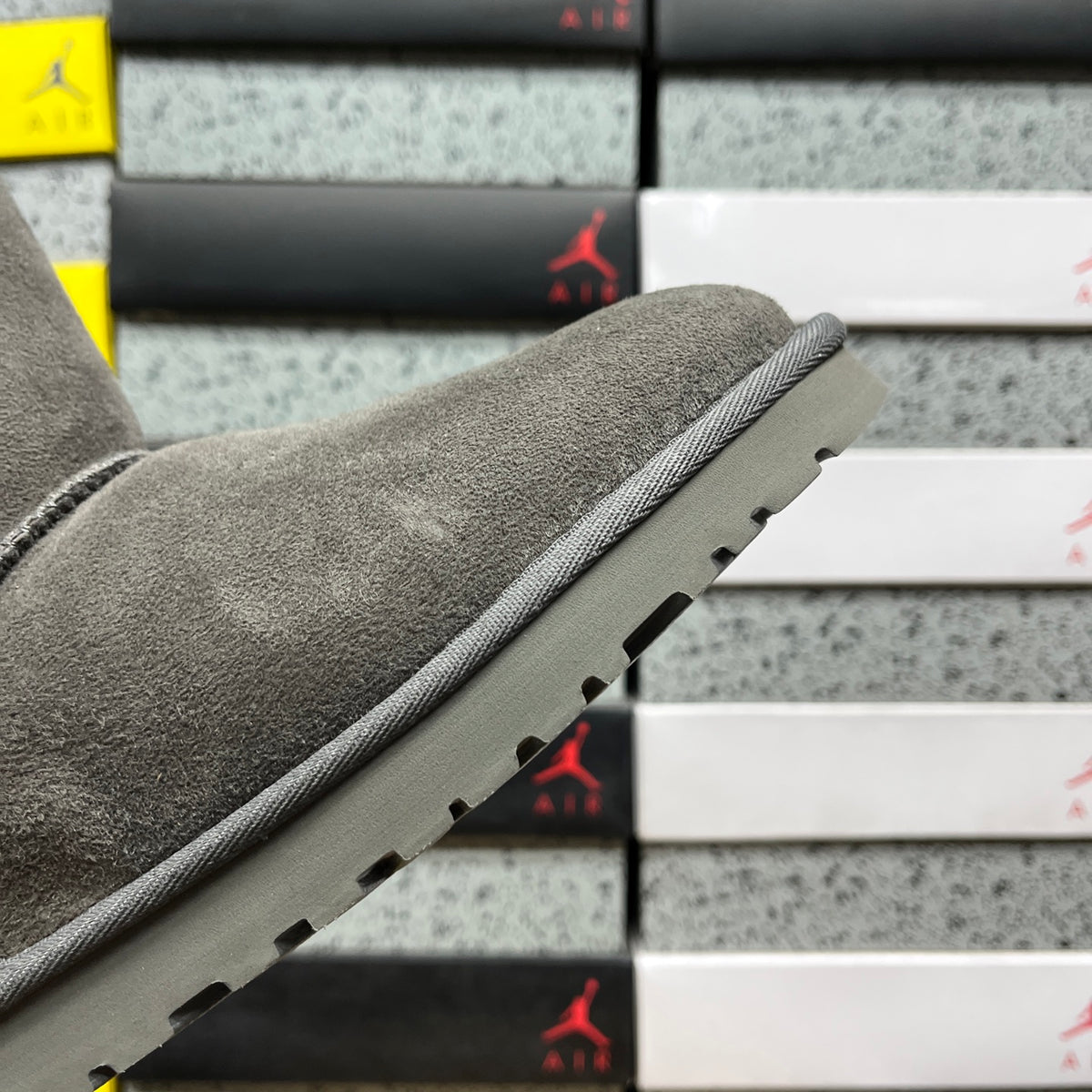 Grey Classic Short Pull-On Boots