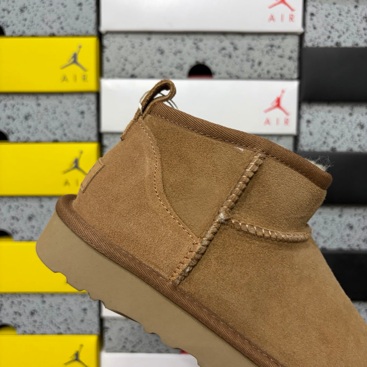 Chestnut Mini Pull-On Ankle Boots