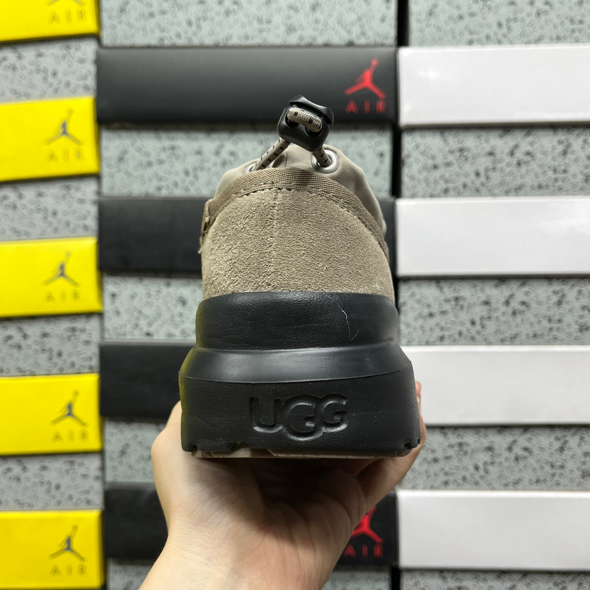 Misty Grey Casual Shoes with Black Sole